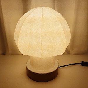 Mushroom type table lamp shade Japanese paper lamp shade image 2