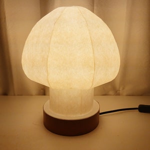 Mushroom type table lamp shade Japanese paper lamp shade image 3