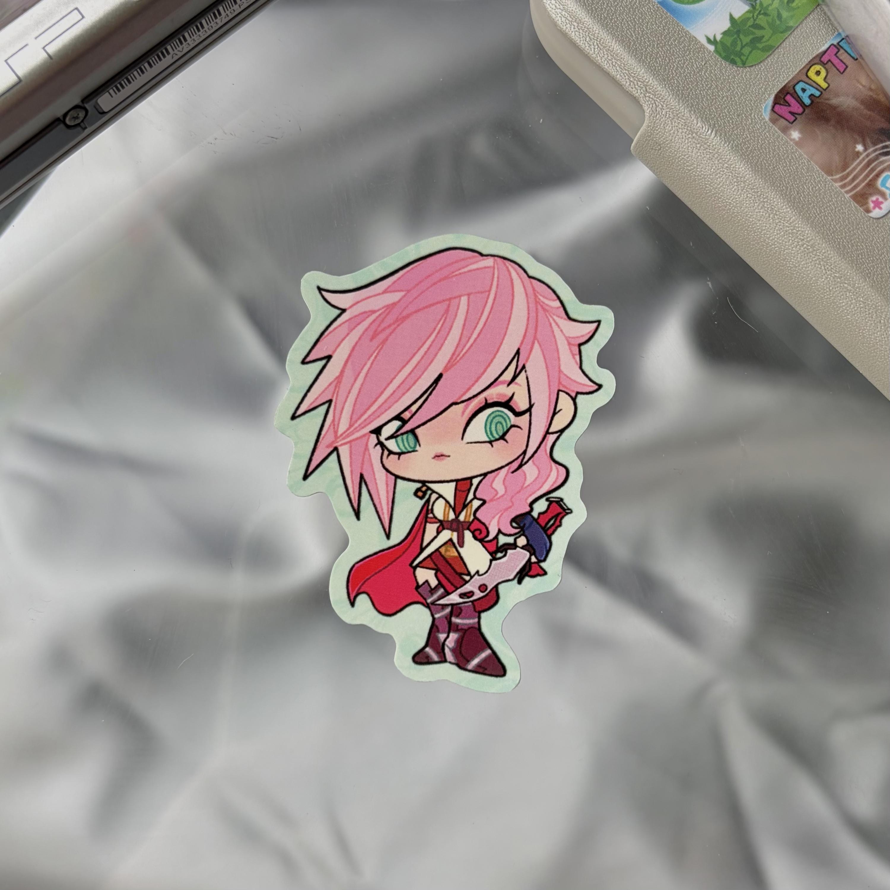 Final Fantasy Xiii Lightning Sticker - Etsy