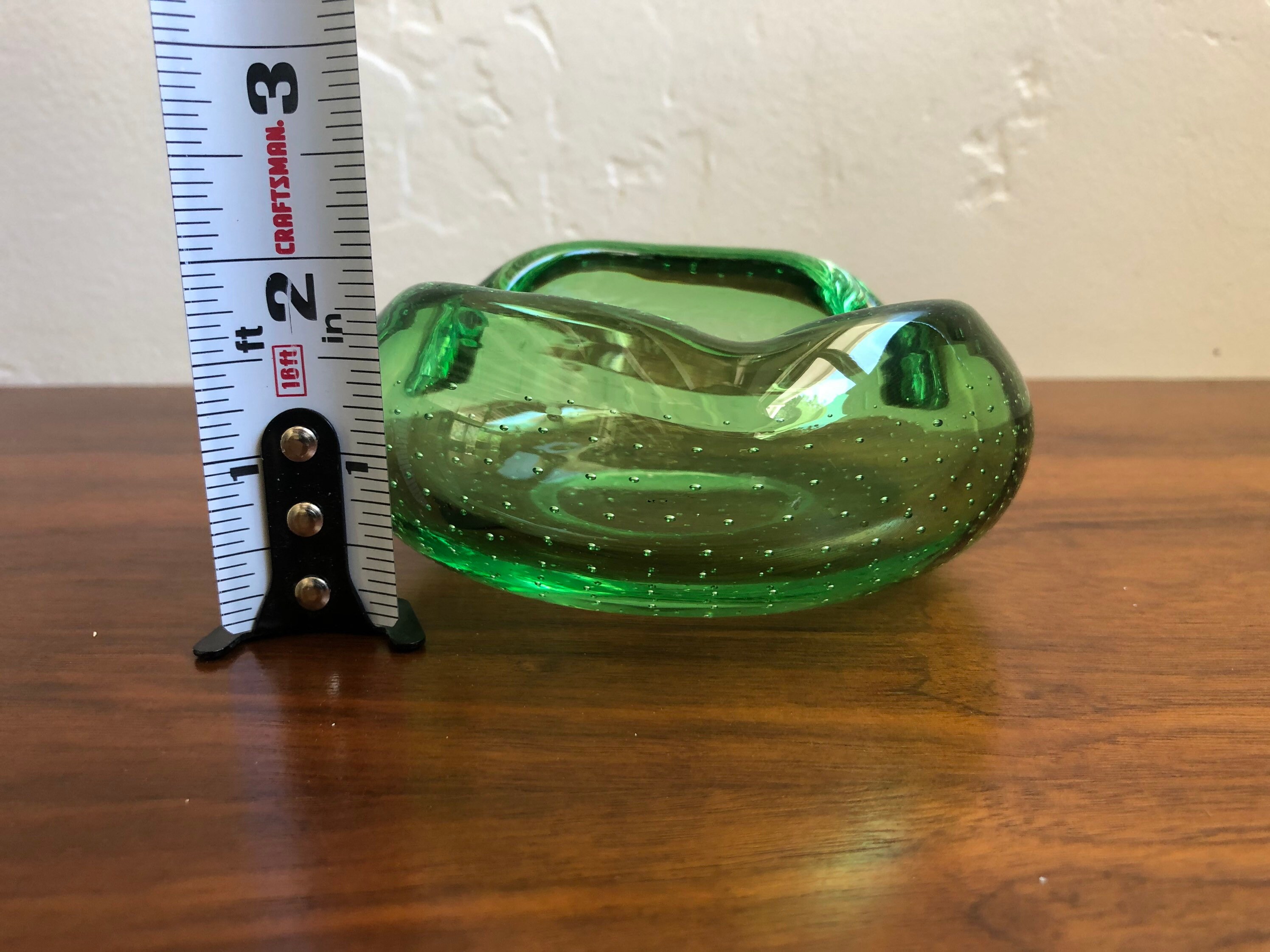 Beautiful Erickson Glass Vintage Ashtray Etsy