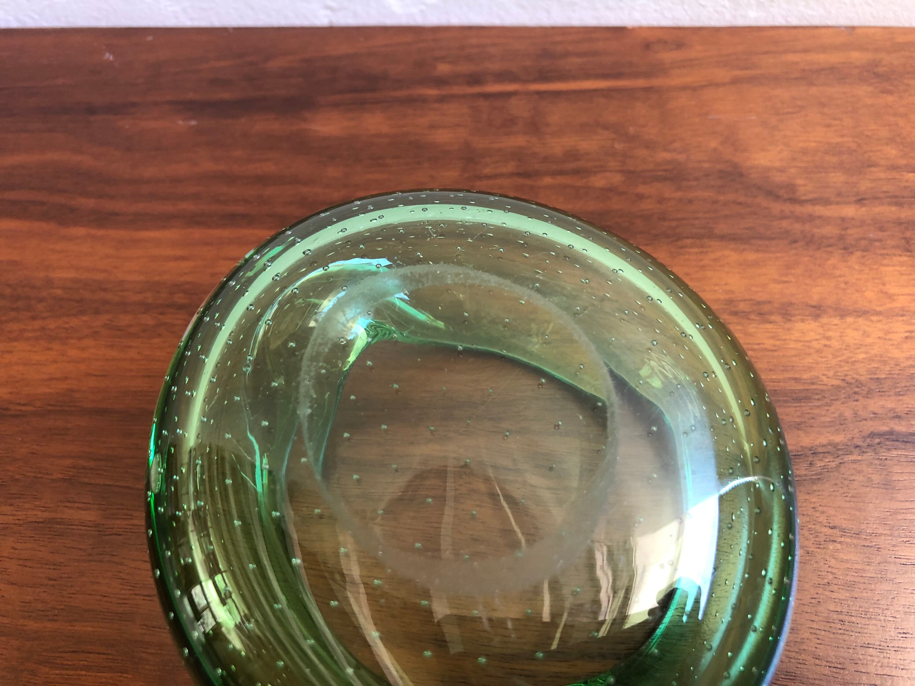 Beautiful Erickson Glass Vintage Ashtray Etsy