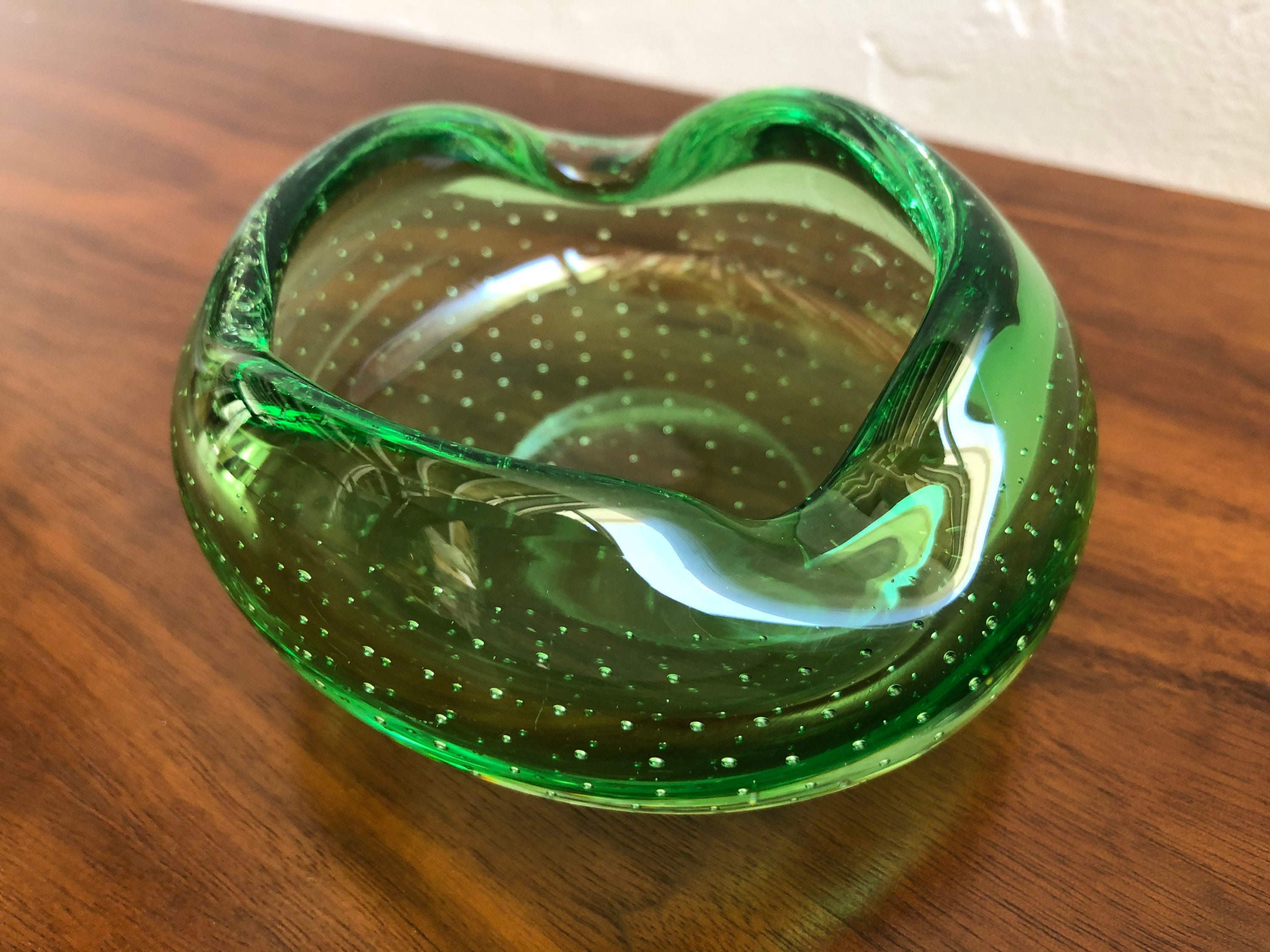 Beautiful Erickson Glass Vintage Ashtray Etsy