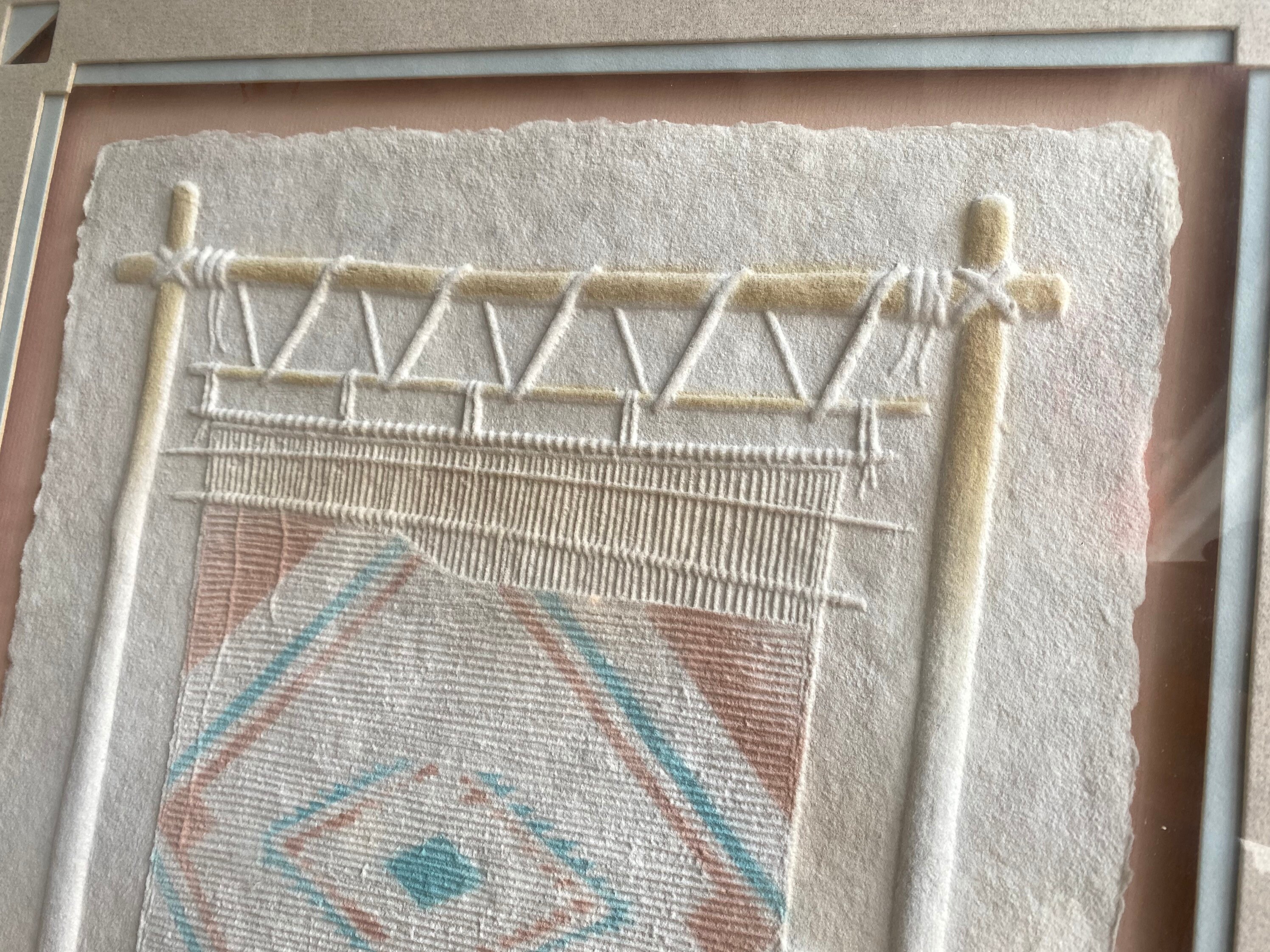 Hand Crafted Cast Paper Figi Graphics Wall Art Etsy