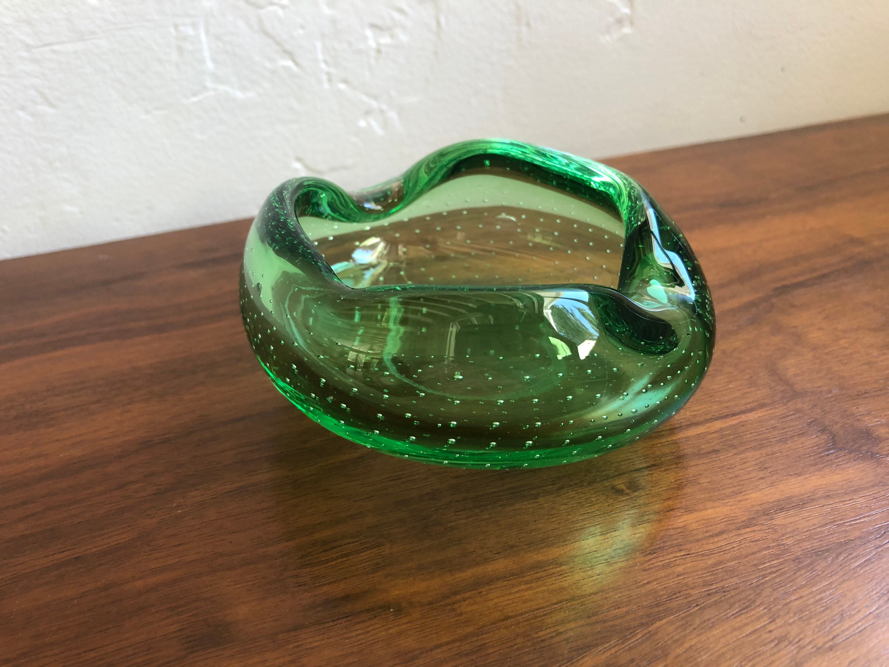 Beautiful Erickson Glass Vintage Ashtray Etsy