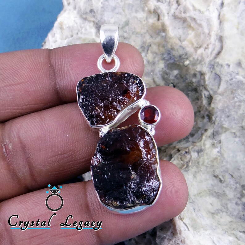KK116 Tourmaline Pendant Handmade Pendant 925 Sterling Silver Pendant Unique Gift For Her Raw Gemstone Pendant Tourmaline Jewelry