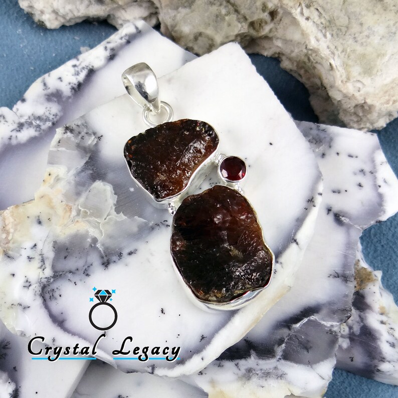 KK116 Tourmaline Pendant Handmade Pendant 925 Sterling Silver Pendant Unique Gift For Her Raw Gemstone Pendant Tourmaline Jewelry