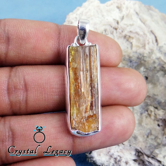 Orange Kyanite Pendant Solid 925 Sterling Silver Pendant Orange Kyanite Jewelry Necklace Pendant Handmade Pendant Gift for Her scly0407 Etsy Canada