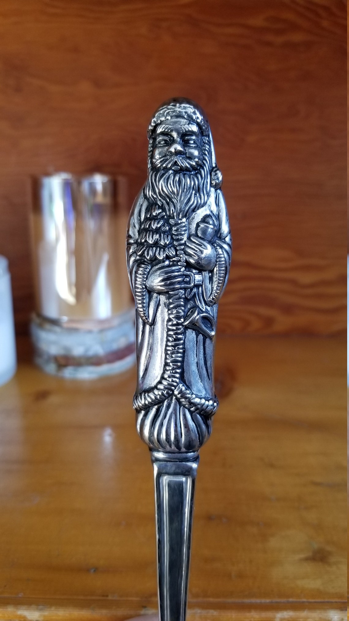 Vintage Santa Serving Spoon by Godinger 1980s Christmas Etsy