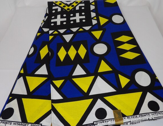 African Print Fabric Kitenge Ankara by the Yard - Etsy