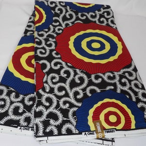 African Print Fabric Kitenge, Ankara by the Yard