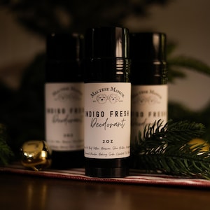 All Natural Deodorant Indigo Fresh