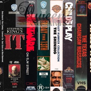 Horror VHS Tapes PNG - Tumbler Wrap & T-Shirt Design (Digital File)