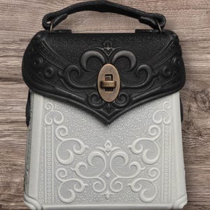 Handgemachter Lederrucksack aus der Ukraine, Taschenrucksack mit Autorenmuster