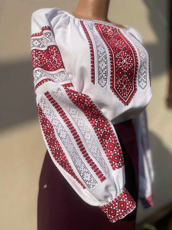 Ukrainian embroidered traditional blouse for ladies, blouse, vyshyvanka 3 models