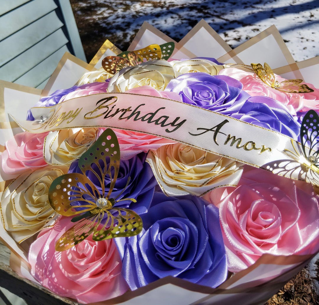 Multi Colored Eternal Bouquet - Etsy