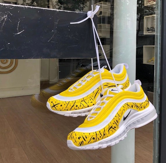 custom yellow air max 97