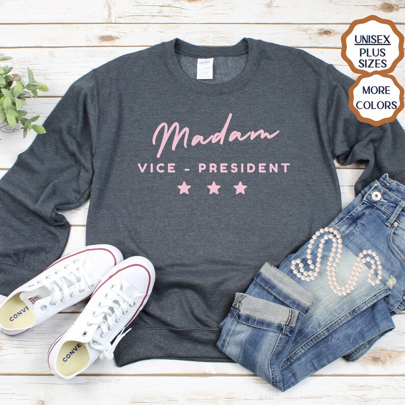 MVP Kamala Harris Shirt Feminist Sweatshirt Funny gift for her Madam Vice President Sweatshirt Madam Vice President Kamala Harris 2020