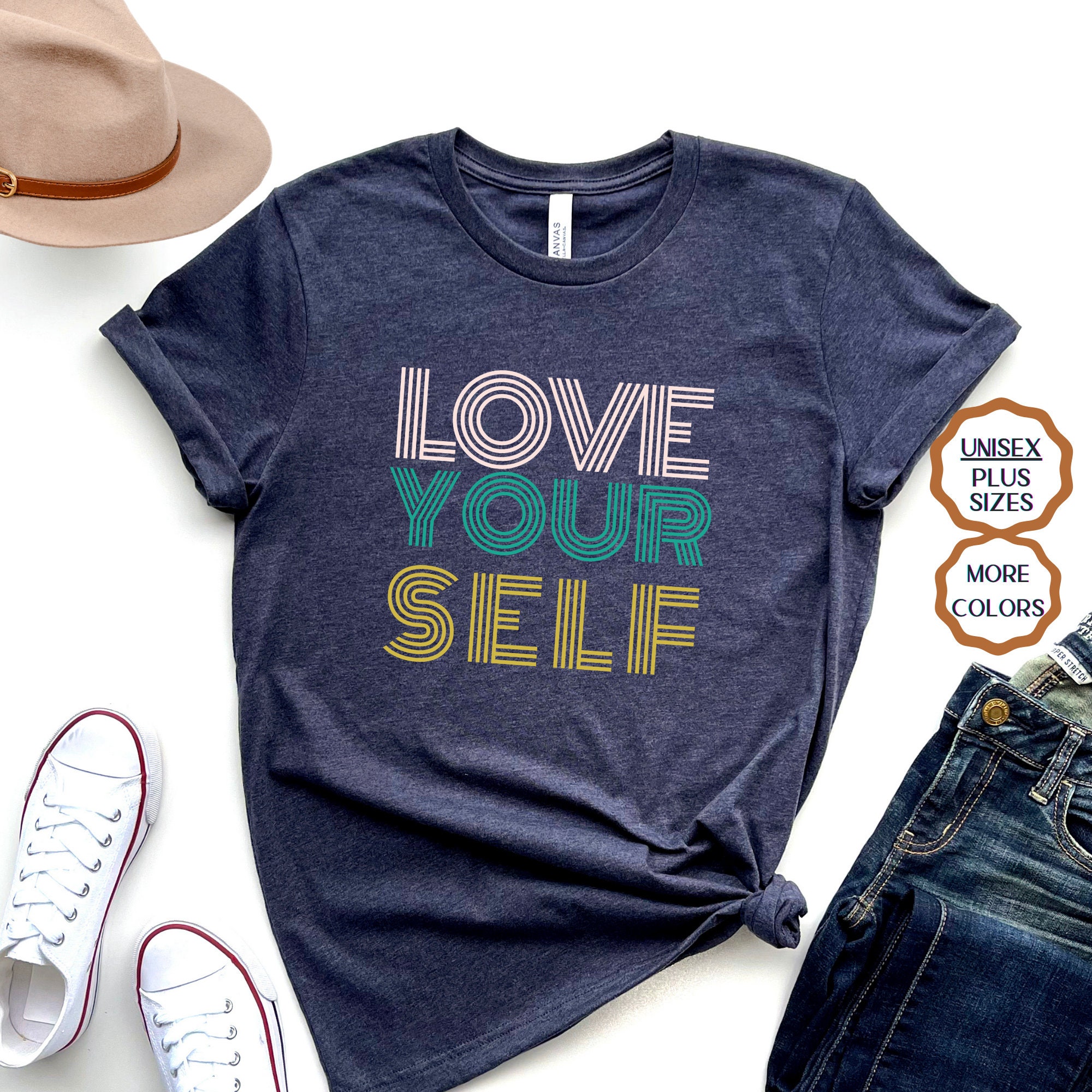 Love Your Self Shirt Love Yourself Self Love Shirt Self | Etsy