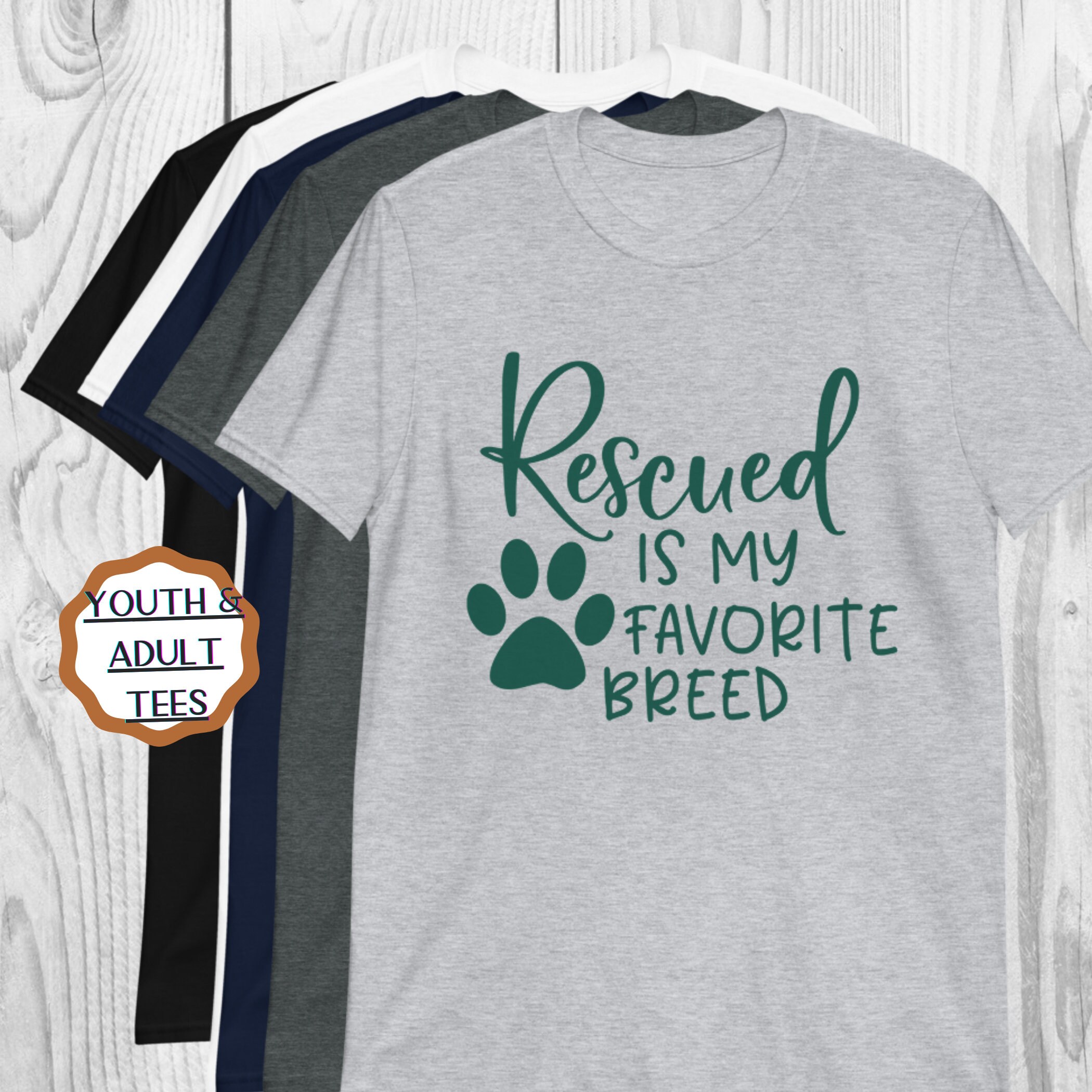 Rescue dog sweatshirt Dog Rescue Shirt Animal Rescue Shirt Etsy