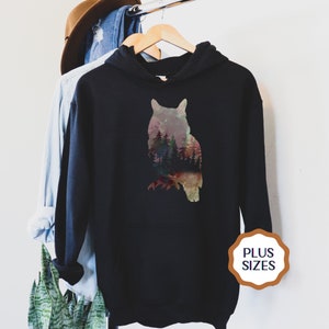Uil Shirts Wildlife Natuur Dierenvriend Shirt Uil Minnaar Geschenken Sweatshirt voor vrouwen Militair Groen