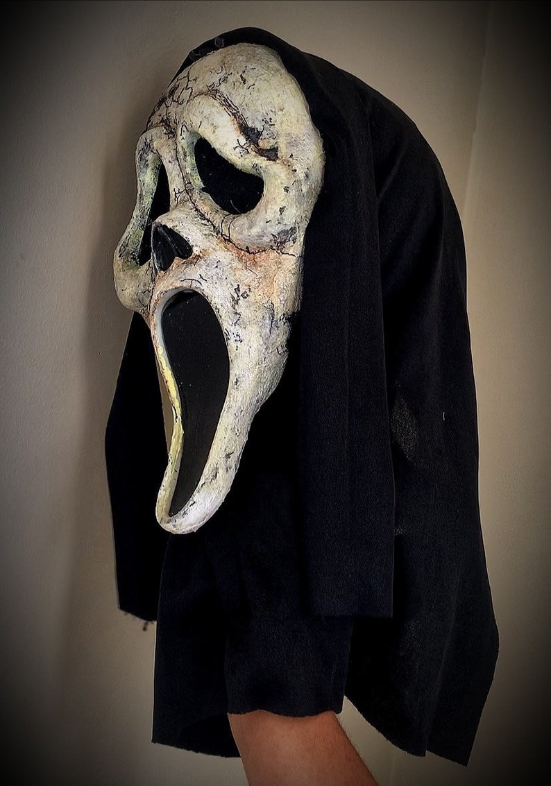 Scream 6 Replica Aged Ghostface Mask Etsy