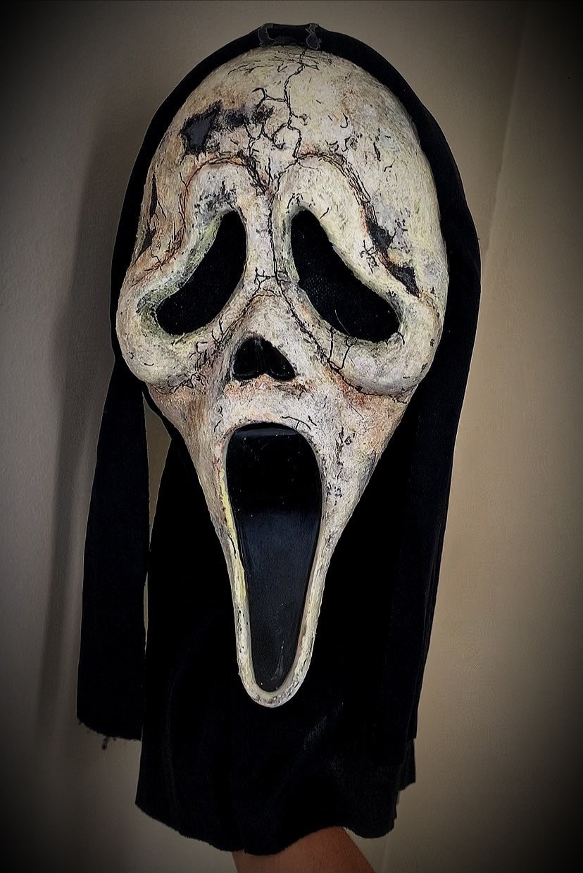 Ghostface Nancy Loomis Scream 6 Aged Mask 