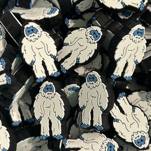 EXCLUSIVA Perla Focal de Silicona Abominable Muñeco de Nieve