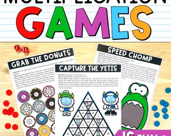 Multiplication Games to Build Math Fact Fluency