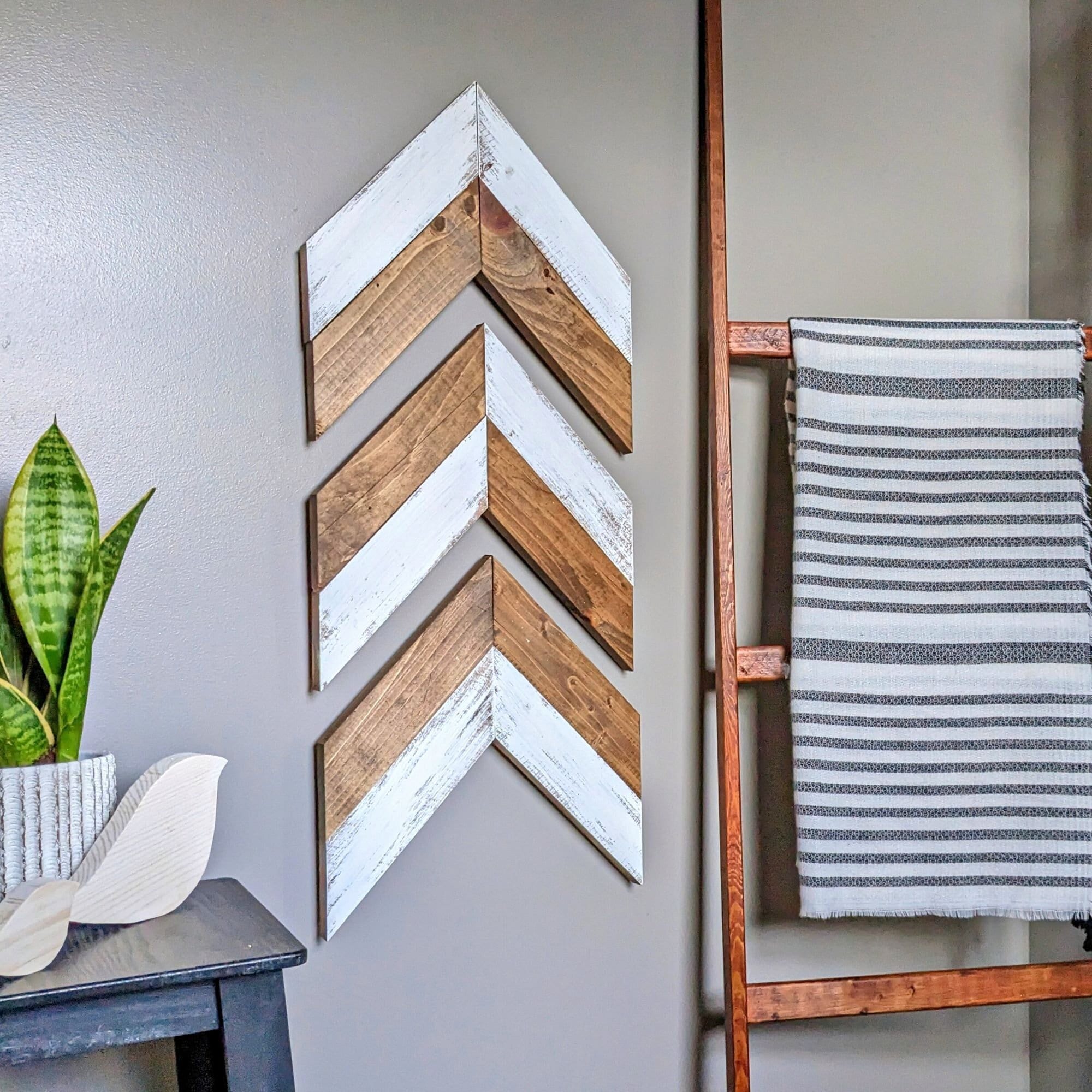 Chevron Wall Art - Etsy