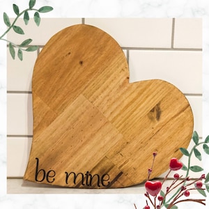 Heart Shaped Charcuterie Board, Valentines Day serving tray, Valentines gift for her wood, Personalized Wedding Gift for couple