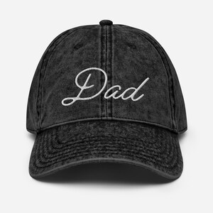 Dad Vintage Cotton Twill Cap, fathers day gift, gift for dad, dad hat