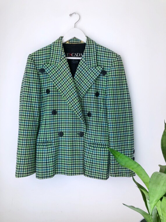 Vintage 80s ESCADA DESIGNER BLAZER jacket coat out