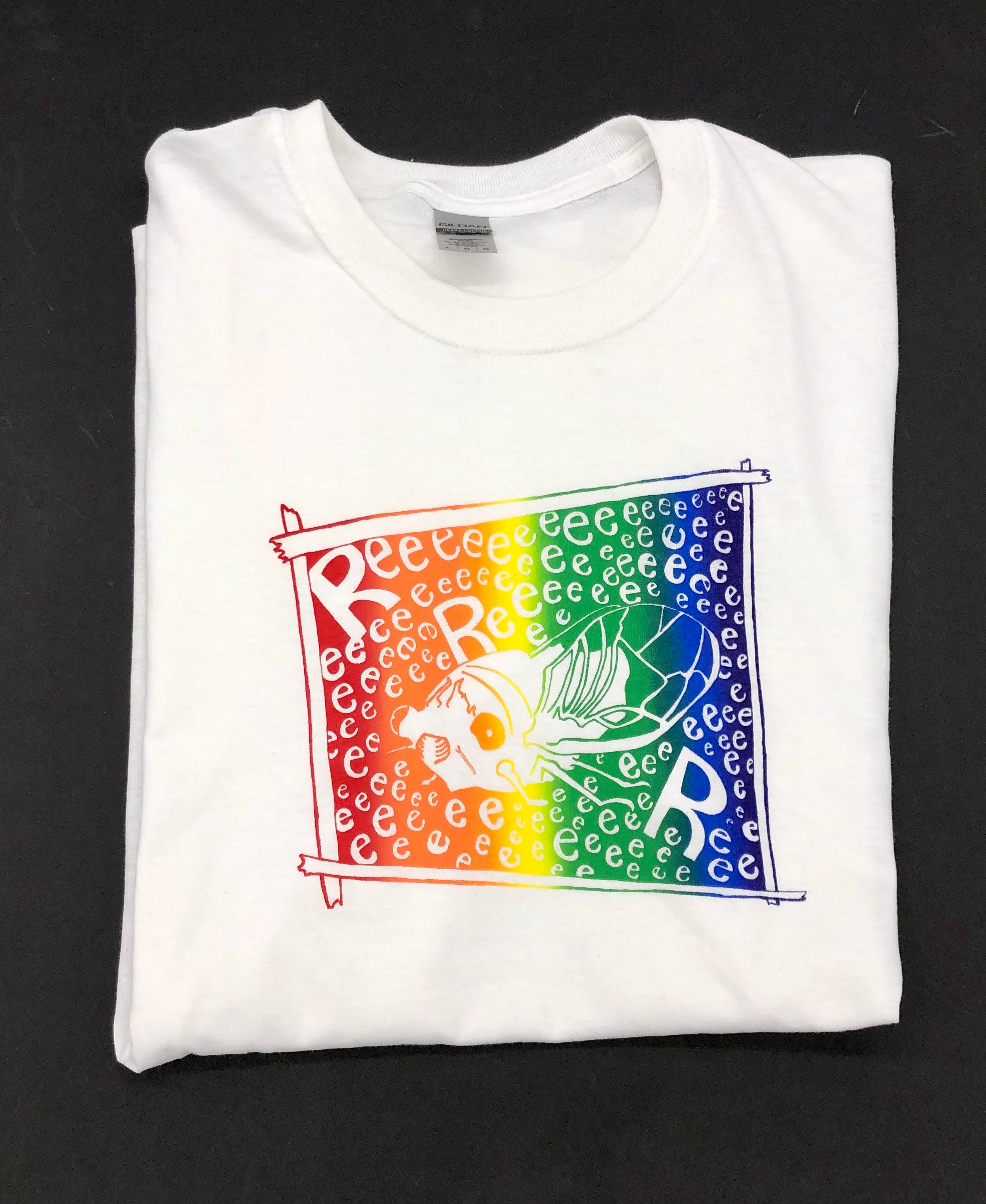 rainbow wolf shirt