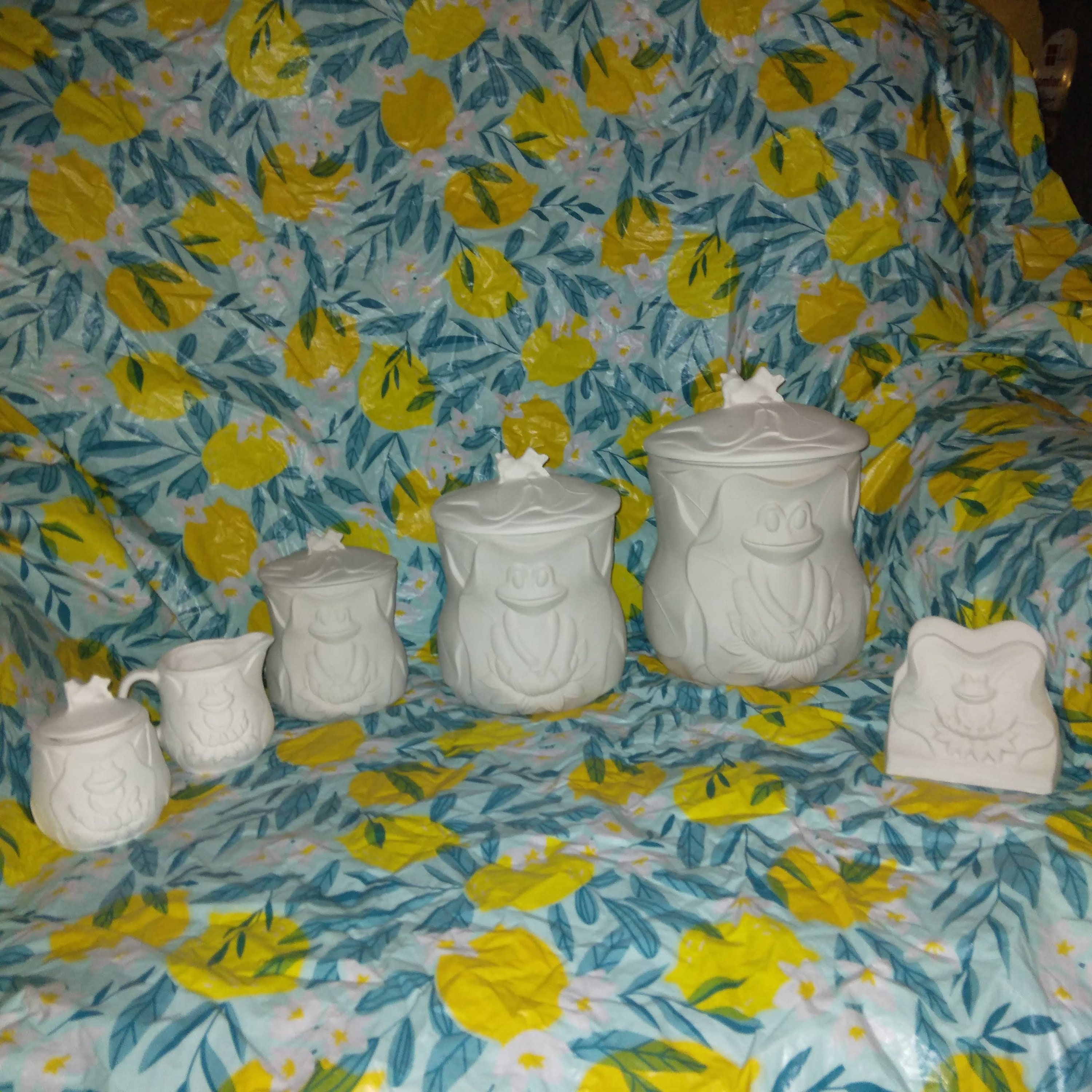 Sears Frog Canisters for sale Only 3 left at 60