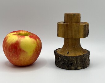 Handturned Wooden Cross, Encouragement Gift