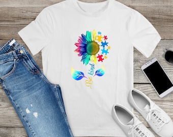 Be Kind floral puzzles