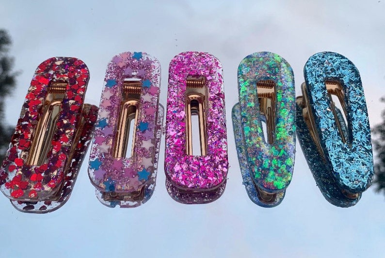 Resin Hair Clips