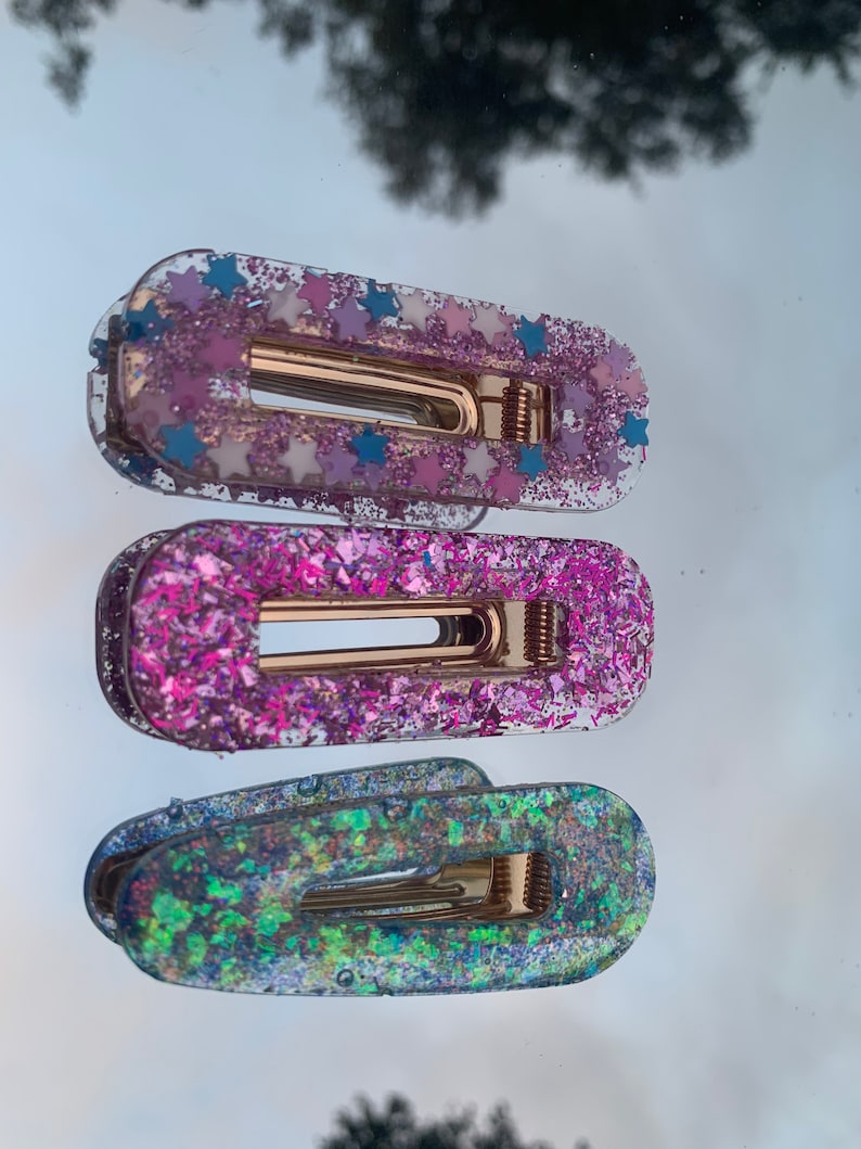 Resin Hair Clips