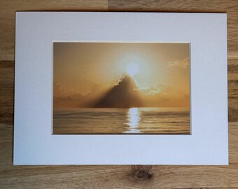 Photo of a Sunset over the Atlantic Ocean