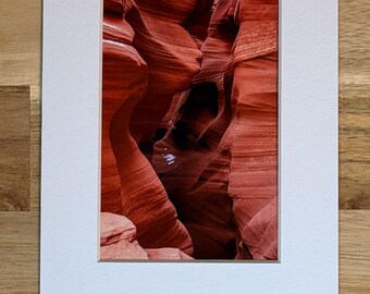 Photo from within Antelope Canyon in Page AZ