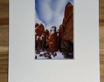 Photo Print of the Finger Rocks at Arches National Park