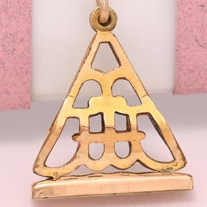 Antique Victorian Yellow Gold Filled Watch Fob Charm Pendant