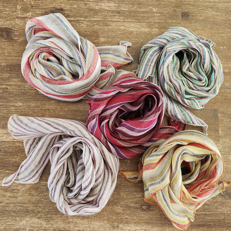 Linoweave Scarves