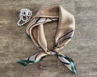 100% mulberry silk scarf, 12 momme pure silk scarf,  small silk charmeuse scarf, 21” / 53 cm