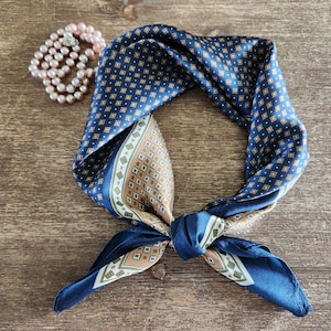100% mulberry silk scarf, 12 momme pure silk scarf,  small silk charmeuse scarf, 21” / 53 cm