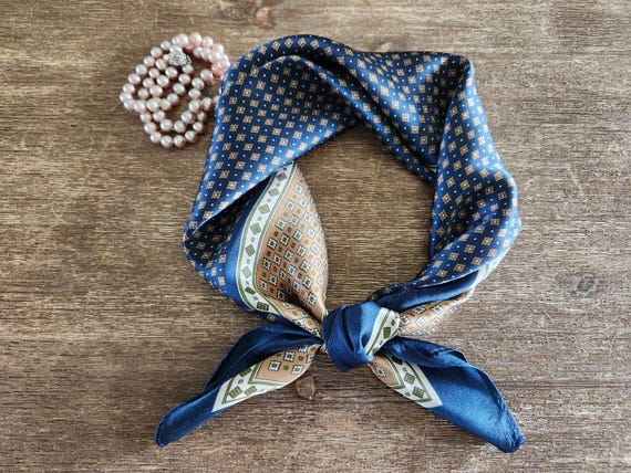 100% mulberry silk scarf, 12 momme pure silk scarf,  small silk charmeuse scarf, 21” / 53 cm