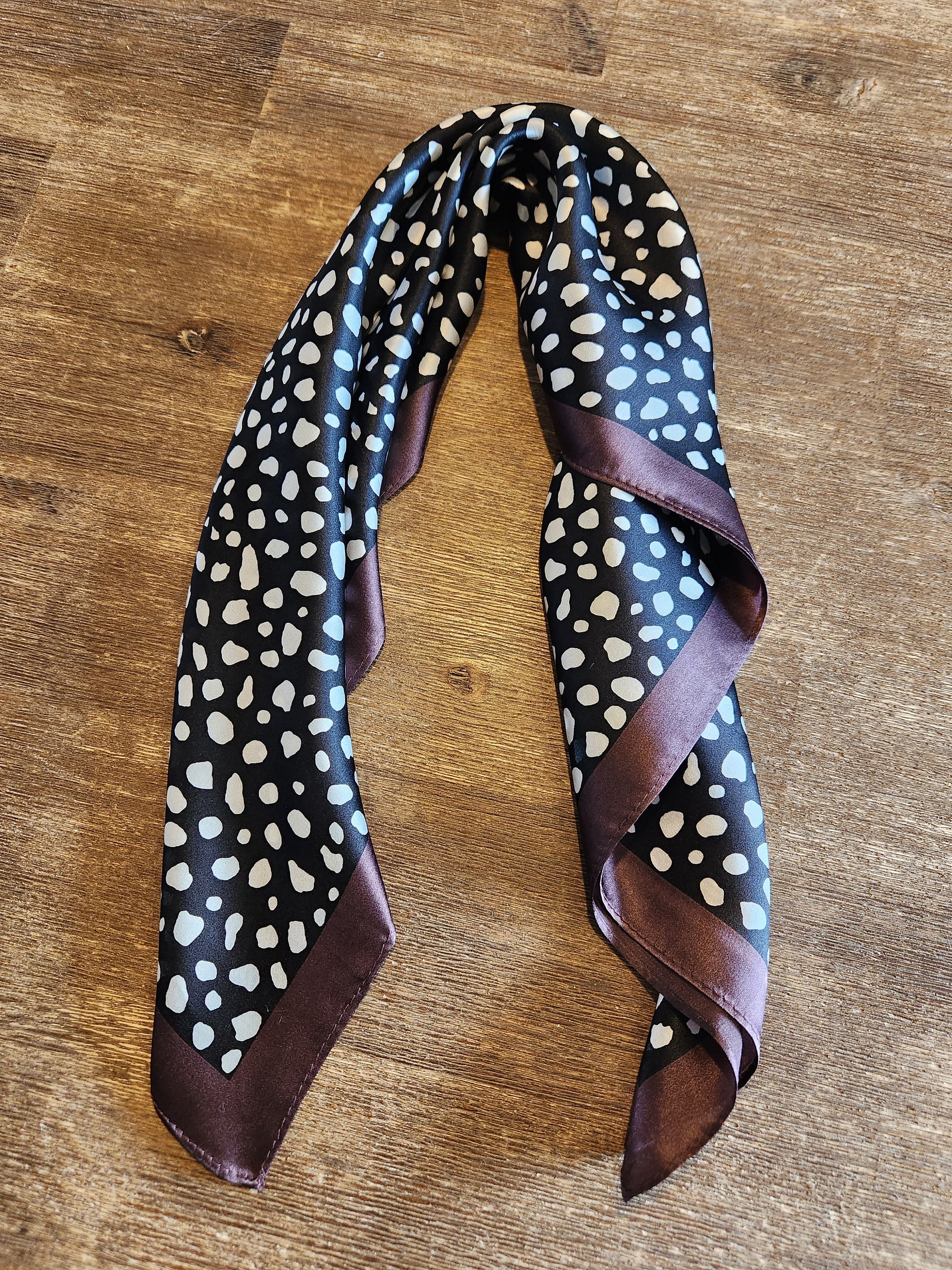 Stradivarius - Foulard Stile Bandana Marrone Con Stampa Leopardata - Foto 6