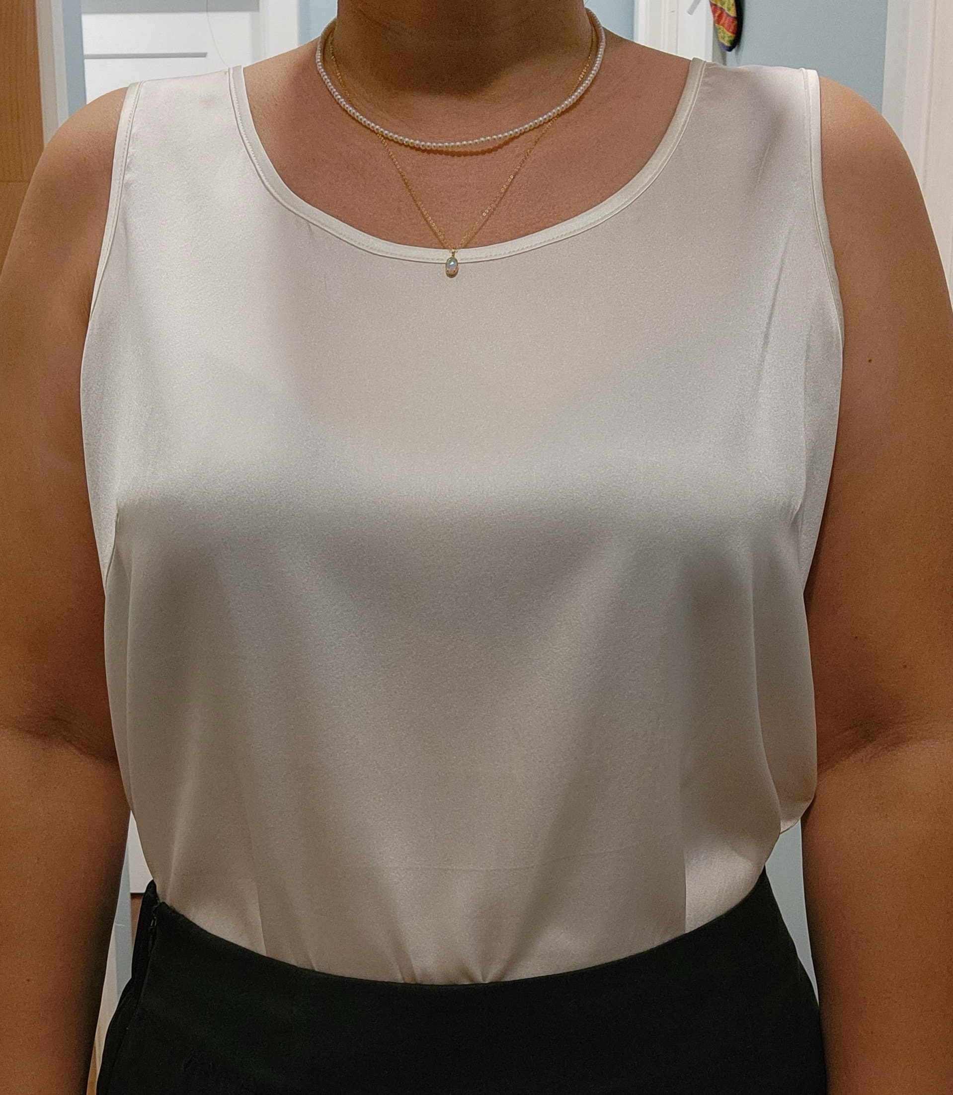 plus size satin tank tops