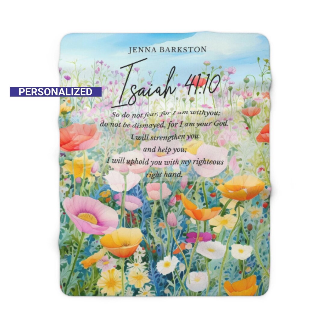 Customized Blanket for Cancer Patient, Chemotherapy Gift, Get Well Soon Prayer for Friend Family