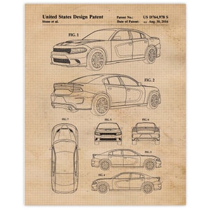 May include: A black and white line drawing of a car design patent. The patent number is US D764,978 S and the date of the patent is August 30, 2016. The drawing shows different views of the car, including the side, front, and rear.
